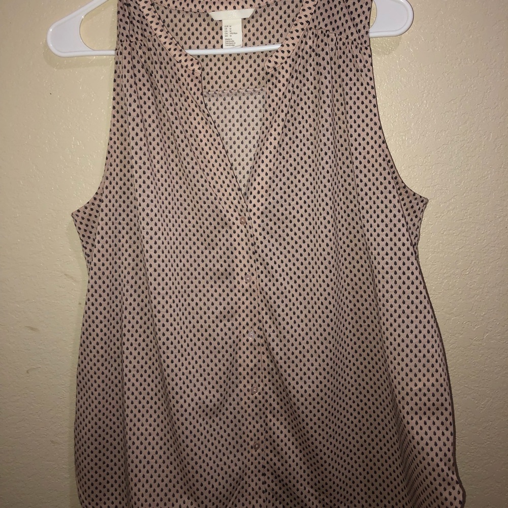 No sleeve blouse